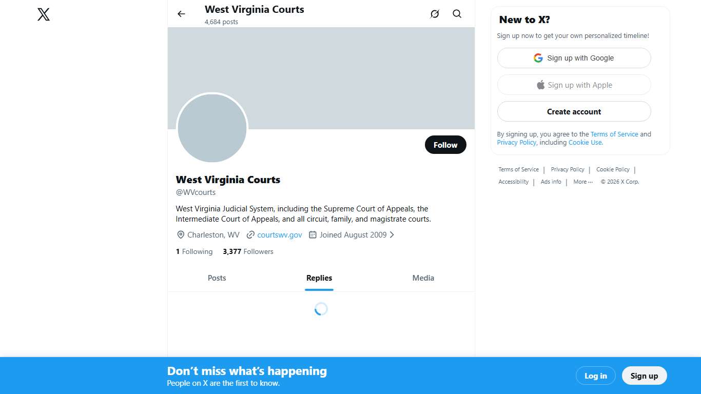 Posts with replies by West Virginia Courts (@WVcourts) / X